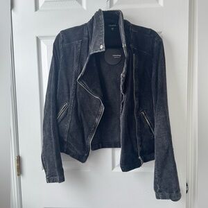 NWT Mossimo Supply Co. Women's Dark Gray/Black Corduroy Jacket